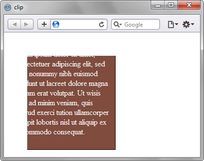 Применение clip в браузере Safari