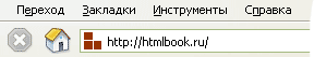 Отображение иконки в строке браузера