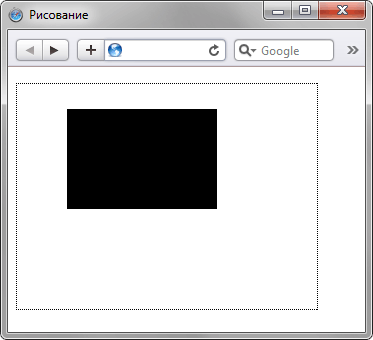 Рисование прямоугольника